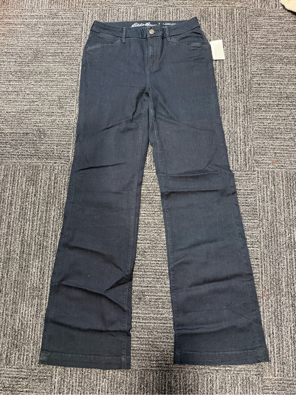 Eddie Bauer Women's Black Flared Jeans